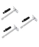 Rustproof Double Razor - 3-Pack Aluminum Alloy Traditional Beard Razors | Ideal for Smooth Shaving - Buy Online on GoSupps.com