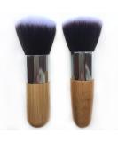 RN BEAUTY 2-Piece Makeup Brush Set - Blush & Foundation Brushes with Bamboo Handles | Soft Synthetic Fibers for Flawless Blending - Perfect for Liquid Cream & Powder Makeup - Buy Online on GoSupps.com