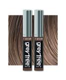 Greyfree 2 PACK Temporary Hair Color for Gray Hairlines, Eyebrows, Mustache & Beards - Light Brown - Buy Online on GoSupps.com