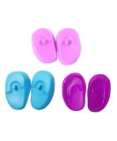 Reusable Silicone Ear Covers - 3 Pairs/6PCs Waterproof Hearing Protection for Hairdressers & Home Use - Salon Shower Bath Accessories - Buy Online on GoSupps.com