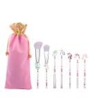 Shop WBTY 7 Cute Unicorn Makeup Brushes Set | Kawaii Eyeshadow Blush & Concealer Brushes with Metal Grip & Storage Bag - International Shipping Available! - Buy Online on GoSupps.com
