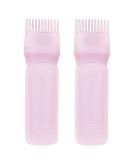 Yebeauty Root Comb Applicator Bottle Set - 6oz Hair Dye Brush with Scale, Pink - 2 Pack - Buy Online on GoSupps.com