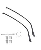 Metal glasses replacement bars glasses replacement arms 1 pair of metal glasses replacement brackets glasses-substantive glasses spectacle liners glasses bracket substitute for glasses-sun-sonnen glasses repair black - Buy Online on GoSupps.com