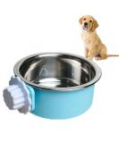2-in-one dog water bowl cage crate type water bowl stainless steel pet hanging bowl puppy crate water bowl water dispenser used for cats and dogs and other small animals (small)  - Buy Online on GoSupps.com