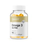 Ostrovit Omega 3 Ultra 90 Capsules | Premium Fish Oil Supplement for Heart & Brain Health | International Shipping Available - Buy Online on GoSupps.com