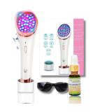 Lyte Wireless 2.0 Duo LED Light Therapy Device - Red & Blue for Face | Includes Hyaluronic Serum | Wrinkle Reduction & Skin Rejuvenation - Buy Online on GoSupps.com