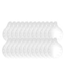 Clear Vented Polycarbonate Eye Shields - Universal Left/Right Eye 24 Pack | International Shipping Available - Buy Online on GoSupps.com