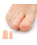 Bukihome Silicone Toe Protectors - 12 PCS Toe Caps for Corns, Blisters, Ingrown Toenails - Pain Relief Sleeves (4 Large + 8 Medium) Pink - Buy Online on GoSupps.com
