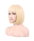 WildCos Short 12 Straight Synthetic Cosplay Wig - Blonde for Women - Buy Online on GoSupps.com