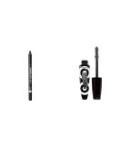 Rimmel Scandaleyes Waterproof Gel Eye Liner Pencil & Retroglam Mascara Pack - Buy Online on GoSupps.com