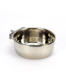 Stainless Steel Hanging Bowl for Birds & Pets | 0.15L with Screw Holder Durable & Easy Fastening - Buy Online on GoSupps.com