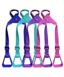 Showman Pink Nylon Adjustable Buddy Stirrups - Heavy Duty Horse Riding Equipment - Buy Online on GoSupps.com