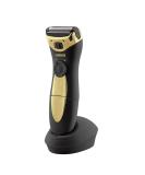 Cosmopolitan Cordless Electric Shaver for Women - Dual-Blade Hair Removal for Bikini Line, Legs, Face & Body - Rechargeable Lady Shaver in Black & Gold - Buy Online on GoSupps.com