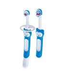 Mam Learn To Brush Toothbrush Set for Children - Long Handle Light Blue 5 Months + | 1 Pack - Buy Online on GoSupps.com