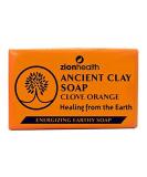 Zion Health Ancient Clay Soap - Clove Orange 6 oz | Natural Skincare - Buy Online on GoSupps.com