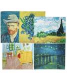 Vincent Van Gogh Art Microfiber Cleaning Cloths - Premium 5 Pack Eyeglass & Electronics Lens Cleaner (6x7 inches - Buy Online on GoSupps.com