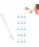 Q-Grips Earwax Remover Kit - 16 Replacement Heads - Silicone Spiral Tool for Safe Ear Cleaning - Blue - Buy Online on GoSupps.com