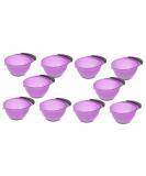FRCOLOR 10 STK Hair Sealer Shells Professional Hair Salon Tools for Mixing & Coloring | Violet Rubber Applicator 16.5x12.2 cm - Durable & Easy to Use - Buy Online on GoSupps.com