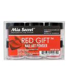 Mia Secret Red Gift Nail Art Powder - 6 Piece Collection - 1/4 Ounce Each - Buy Online on GoSupps.com