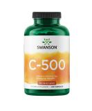 Swanson Vitamin C w/ Rose Hips - Herbal Supplement Promoting Skin Health Heart Health & Immune System Support - Natural Formula Supporting Defense & Wellness - (250 Capsules 500mg Each) 1 - Buy Online on GoSupps.com