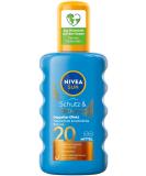 NIVEA Sun Schutz & Br unen Sonnenpray LSF 20 - 200 ml | Sunscreen with Pro-Melanin | UVA/UVB Protection for Even Tan - Buy Online on GoSupps.com
