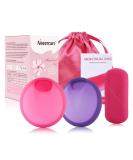 Cliunt Menstrual Disc - Reusable Periodic Discs (2 Pack) | Tampon Alternative | Sizes S & L | Purple & Pink | Eco-Friendly Storage Pocket - Buy Online on GoSupps.com