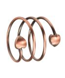 Magnetic field women's copper ring pure copper heart shaped women's ring Brown - Buy Online on GoSupps.com