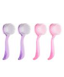 CM Pack of 4 Nail Cleaning Brushes - Manicure Fingernail Scrubbing Brushes with Long Handle - Buy Online on GoSupps.com