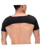 Beavorty Sports Shoulder Pads | Optimal Shoulder Support Brace for Posture & Rotator Cuff Stability | Black Weight Lifting Shoulder Sleeve - Buy Online on GoSupps.com