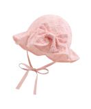 XIAOHAWANG Baby Girl Sun Hat | Embroidered Flowers Toddler Bucket Hat | Pink Summer Cap for Infant Girls 6-12 Months - Buy Online on GoSupps.com