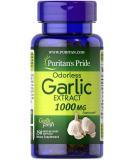Puritan's Pride Odorless Garlic 1000 Mg Softgels 250 Count - Buy Online on GoSupps.com
