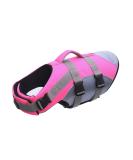 Hzqifei Reflective Dog Life Jacket | Stylish Swimming Vest for Small to Large Dogs - Pink (Size L) - Buy Online on GoSupps.com