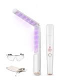 UV Light Sanitizer Wand  Portable UVC Light Disinfector Lamp Chargable Foldable UV Wand for Home Hotel Travel with 20 UV-C LED Beads - Buy Online on GoSupps.com