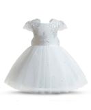 NNJXD Baby Girl 12-24 Months Birthday Party Dress - White Tutu Gown - Buy Online on GoSupps.com