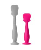 Medical Grade Baby Bottom Brush & Facial Cream Spatulas 2PCS - Silicone Nappy Rash Cream Applicator for Newborns - Buy Online on GoSupps.com