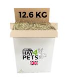 Hay4Pets Meadow Hay - 12.6kg. Fresh Green Feeding Hay For Rabbit Guinea Pig Hamster & Small Animals. High Fibre Natural Food For Pets. Dried Grass Animal Feed 12.6 kg (Pack of 1) - Buy Online on GoSupps.com