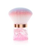 ANGNYA Nail Dust Brush - Soft Round Nail Art Duster with Acrylic Handle | Fluffy Powder Remover Brush for Manicure & Pedicure - International Shipping Available - Buy Online on GoSupps.com
