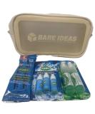 Travel Hygiene Kit Bundle with Carrying Bag | Essential Travel Accessories for International Journeys - Buy Online on GoSupps.com