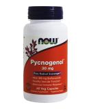 NOW Foods Pycnogenol 30mg - 60 Vegetable Capsules | Free Radical Scavenger - Buy Online on GoSupps.com