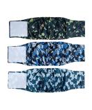 Dono Set of 3 Washable Diapers for Small & Medium Dogs - Army XL | Eco-Friendly Dog Diapers - Buy Online on GoSupps.com