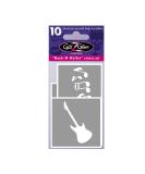 Glitter Tattoo Stencil Set - Rock N Rollin Temporary Tattoos | Hypoallergenic and Dermatologist Tested - Buy Online on GoSupps.com