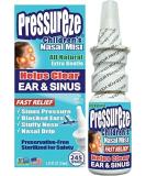 Pressureze Children's Sterile Nasal Spray 34ml - All Natural Relief for Sinus Allergy and Ear Congestion - Preservative-Free Decongestant Spray - 245 Sprays - 1.1 Fl Oz - Buy Online on GoSupps.com