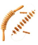 Mr. Woodware Wood Therapy Massage Tools - 2-Piece Lymphatic Drainage Curved Roller & Back Massager Kit for Body Shaping & Sculpting - Maderoterapia Wood Massage Tools - Buy Online on GoSupps.com