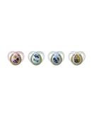 Tommee Tippee Moda Pacifiers 0-6m 4-Pack - BPA-Free Silicone Binkies in Multiple Colors - Buy Online on GoSupps.com