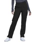 Cherokee Infinity Women's Pull-on Scrub Pants - Performance Stretch - Size Large, Black - Buy Online on GoSupps.com