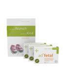 Adfetal Vegan Prenatal - Essential Nutrients for Conception Pregnancy & Breastfeeding | Folic Acid Iodide Vitamin D & DHA - 90 Softgels - Buy Online on GoSupps.com