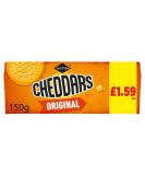 Jacobs Original Cheddar Cheese Biscuits Cheddars 12 x 150g - Buy Online on GoSupps.com