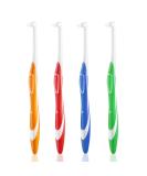 Buy Ouligay 4-Piece Soft Tuft Toothbrush Set for Braces - Effective Cleaning for Tooth Gaps - International Shipping Available - Buy Online on GoSupps.com