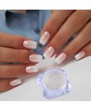 Peacock Mirror Nail Glitter Powder - Rose Gold & Silver Mix | Nail Art Chrome Pigment | DIY Sparkly Flakes Gel Decorations - Buy Online on GoSupps.com