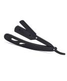 Classic Matte Black Cut Throat Razor for Men | Stainless Steel Professional Straight Edge Shaving & Beard Razor | Salon Quality & Lightweight Design - Buy Online on GoSupps.com